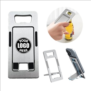 Aluminum Alloy Folding Phone Stand With Bottle Opener